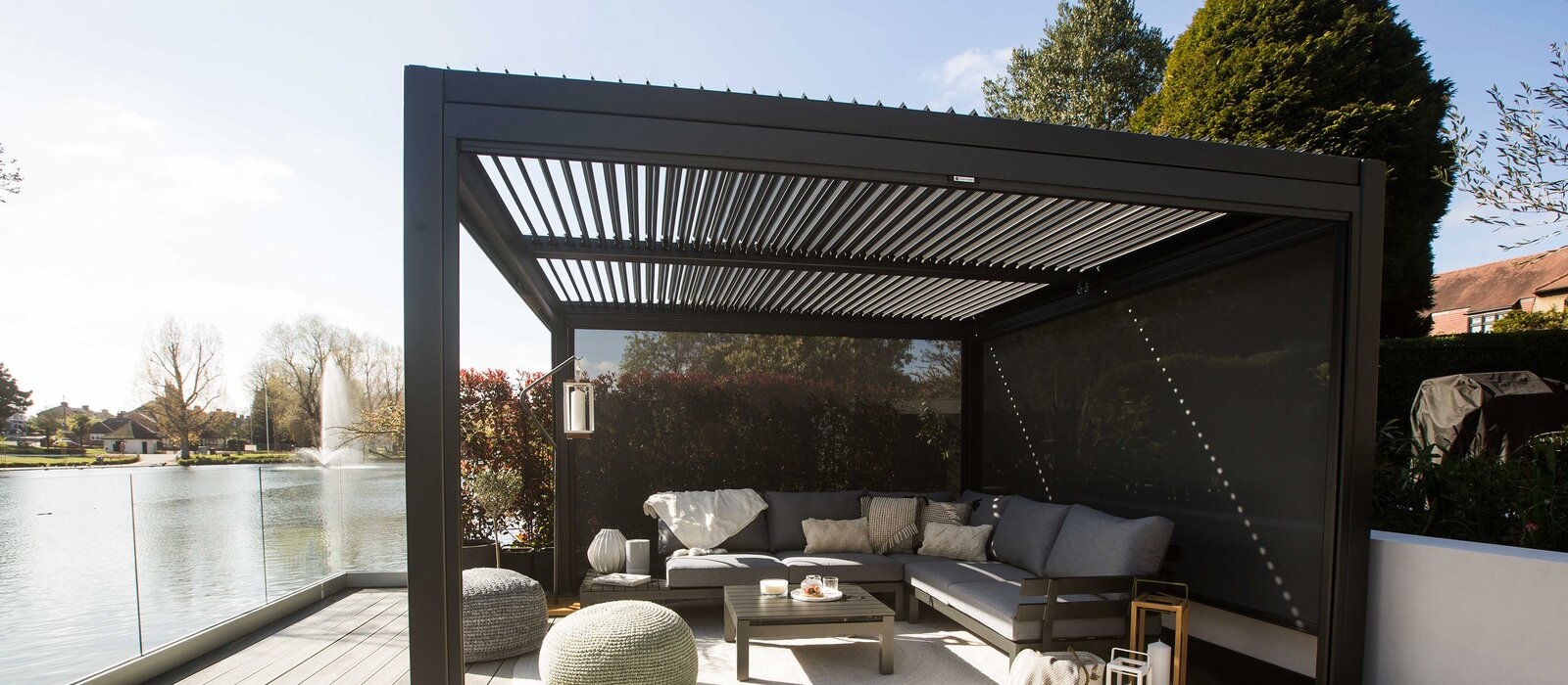 Lamellen overkapping